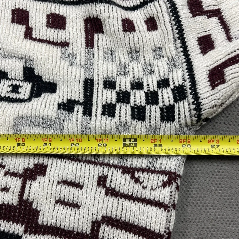 Vintage Expressions Sweater Mens‎ XL Geometric Abstract Crewneck Pullover Cosby